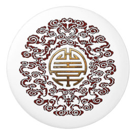 Pomo De Cerámica Dragon Chakra