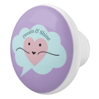 Pomo De Cerámica Dream & Shine Cute Pastel Ceramic Knob
