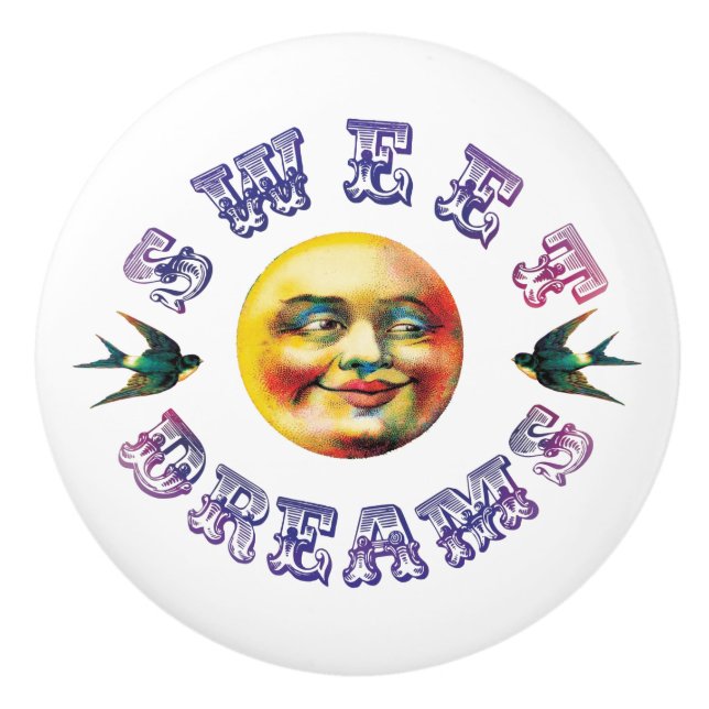 Pomo De Cerámica Dulces sueños (Anverso)