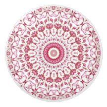 Dusky Pink Floral Mandala