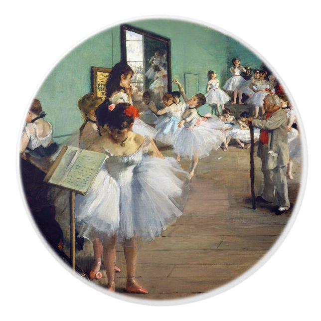 Pomo De Cerámica Edgar Degas - La clase de danza (Anverso)