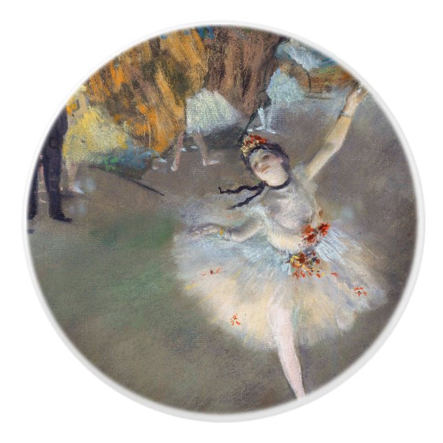 Pomo De Cerámica Edgar Degas - La estrella / bailarina en el escena (Anverso)