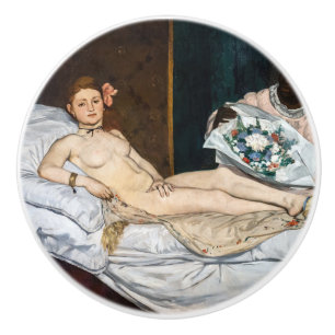 Pomo De Cerámica Edouard Manet - Olympia