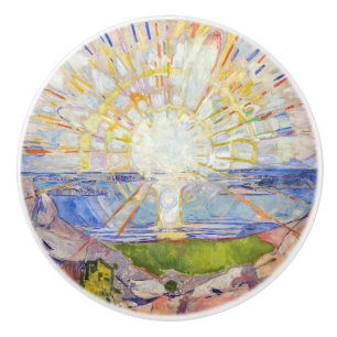 Pomo De Cerámica Edvard Munch - The Sun 1911