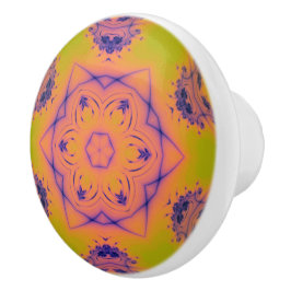 Pomo De Cerámica El alto contraste del atardecer en la playa Mandel