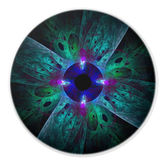 Pomo De Cerámica El arte abstracto visual (Anverso)