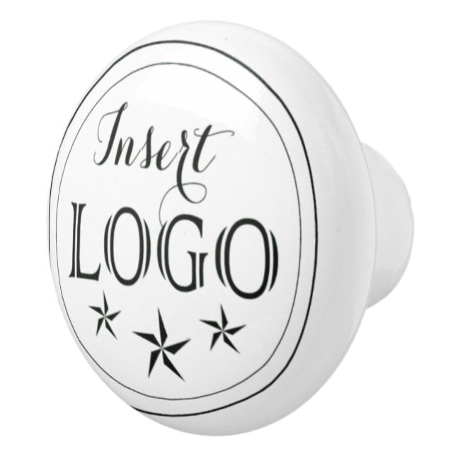 Pomo De Cerámica El botón cerámico personalizado con su logotipo (Derecha)