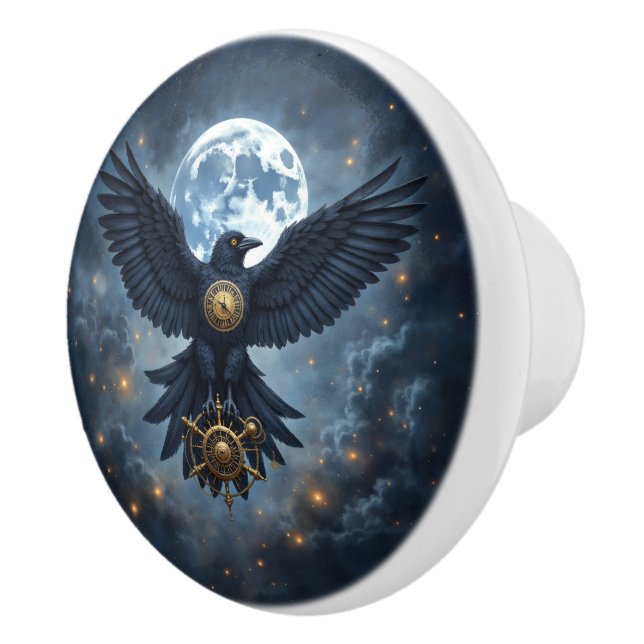 Pomo De Cerámica El Cuervo Celestial.  (Derecha)
