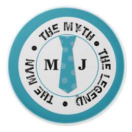 Pomo De Cerámica El hombre el mito la leyenda nombre personalizado