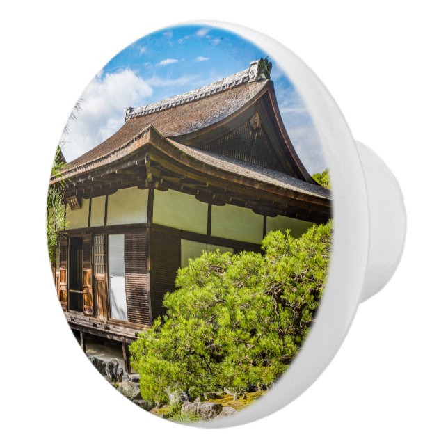 Pomo De Cerámica El hondo o salón principal en Ginkaku-Ji, Kioto (Derecha)