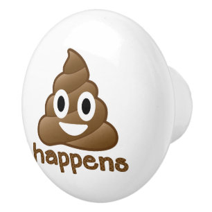 Pomo De Cerámica El impulso sucede emoji