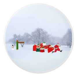 Pomo De Cerámica El Knob del Polo Norte