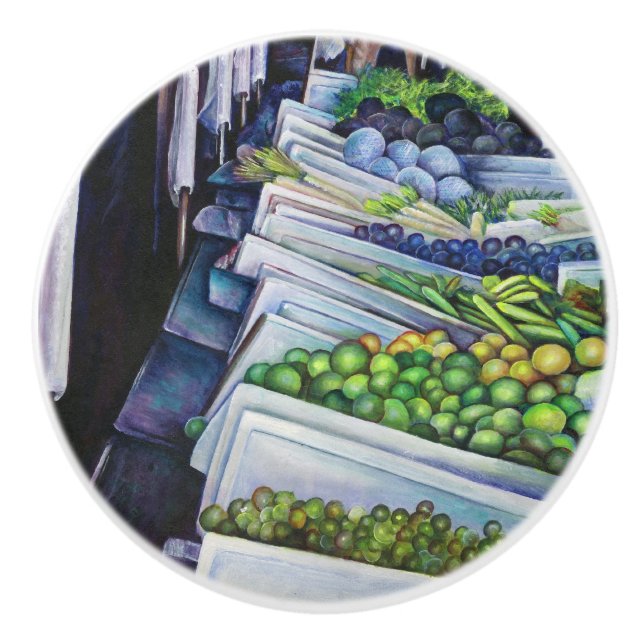 Pomo De Cerámica El lado más ligero de la calle Lavender, Singapur (Anverso)