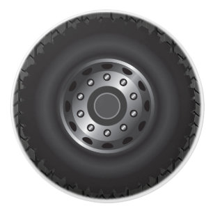 Pomo De Cerámica El monster truck cansa #1