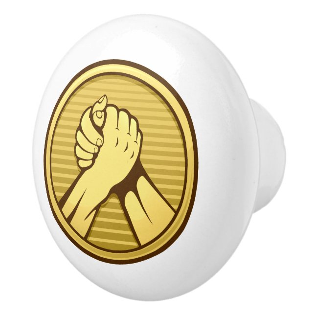 Pomo De Cerámica El oro de la lucha armada (Derecha)