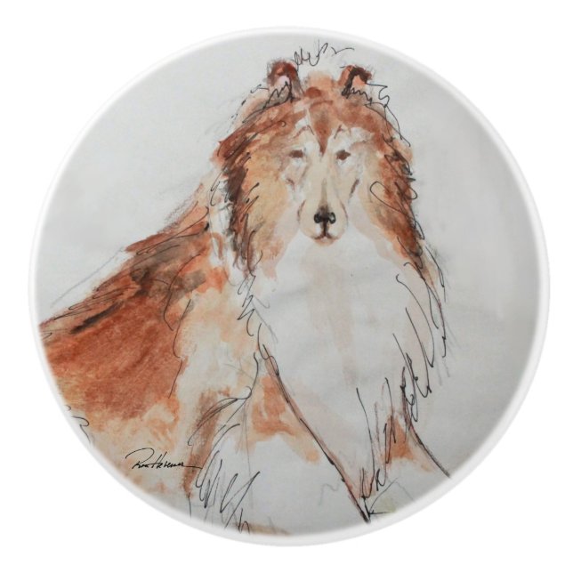 Pomo De Cerámica El Perro Bueno, Viejo (Anverso)