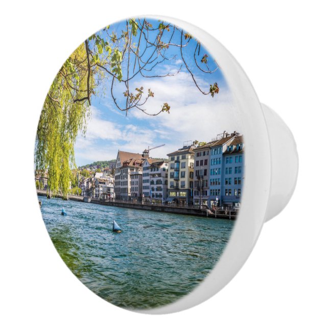 Pomo De Cerámica El río Limmat, Zúrich (Derecha)