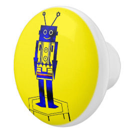 Pomo De Cerámica "El Robot"