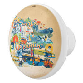Pomo De Cerámica El sueño de California