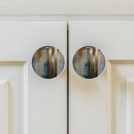 Pomo De Cerámica Elegancia moderna Resumen de oro