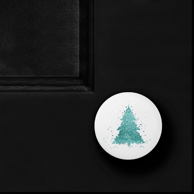 Pomo De Cerámica Elegante árbol de Navidad | Plátano acuático de lu (Subido por el creador)