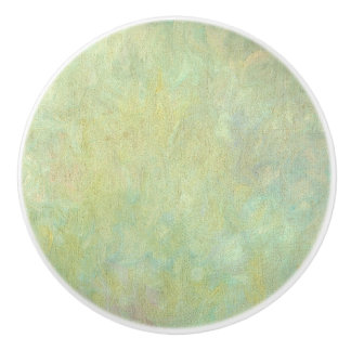 Pomo De Cerámica Elegante Cajón verde con textura de pintura