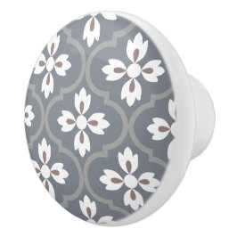 Pomo De Cerámica Elegante cosecha mediterránea española