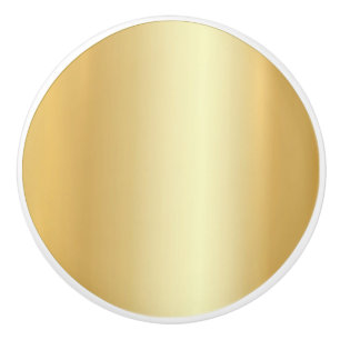 Pomo De Cerámica Elegante plantilla de Faux Gold Trendy Glamorosa