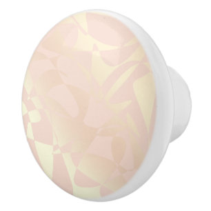 Pomo De Cerámica elegante y elegante patrón oro rosa