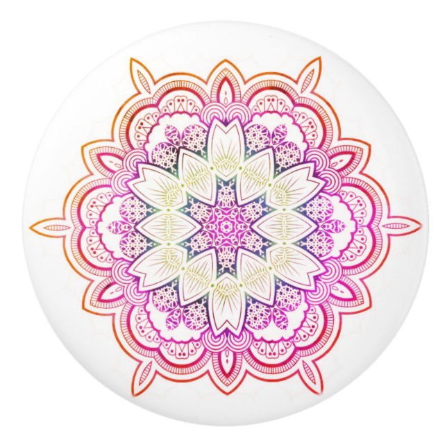 Pomo De Cerámica Elegantes perillas de cerámica (Anverso)