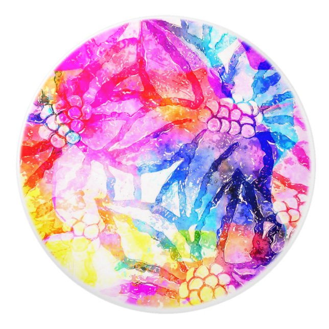 Pomo De Cerámica Elegantes perillas de cerámica (Anverso)