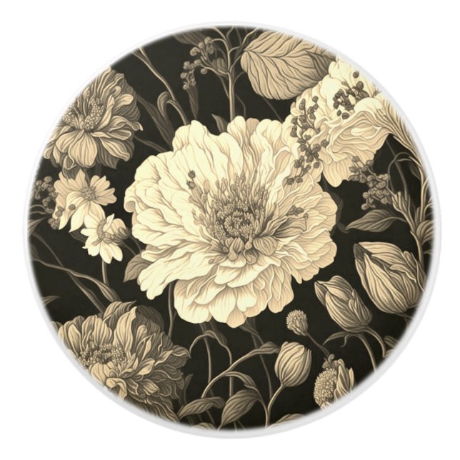 Pomo De Cerámica Elegantes perillas de cerámica (Anverso)