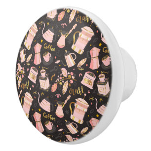 Pomo De Cerámica Elementos para el café