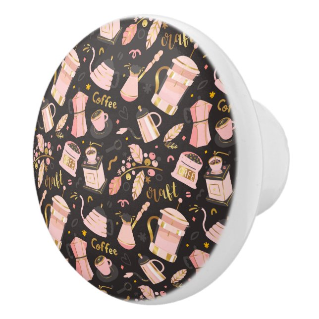 Pomo De Cerámica Elementos para el café (Derecha)