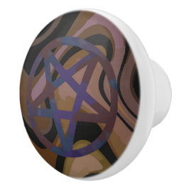 Pomo De Cerámica Elementos Talismánicos del Éter