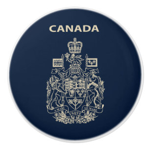 Pomo De Cerámica Emblema nacional de Canadá