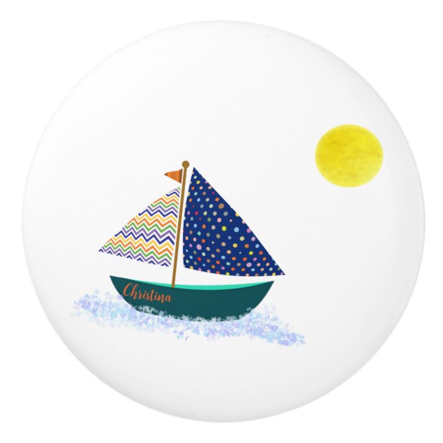 Pomo De Cerámica En el mar (Anverso)