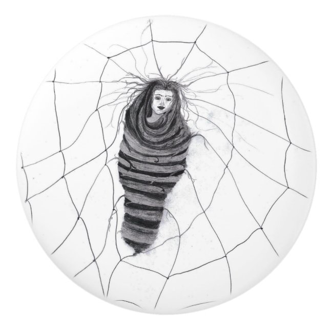 Pomo De Cerámica "Enredado" (Anverso)