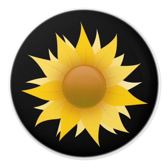 Pomo De Cerámica Eres Mi Girasol (Anverso)