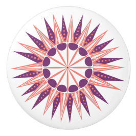 Pomo De Cerámica Erizo de Mar 