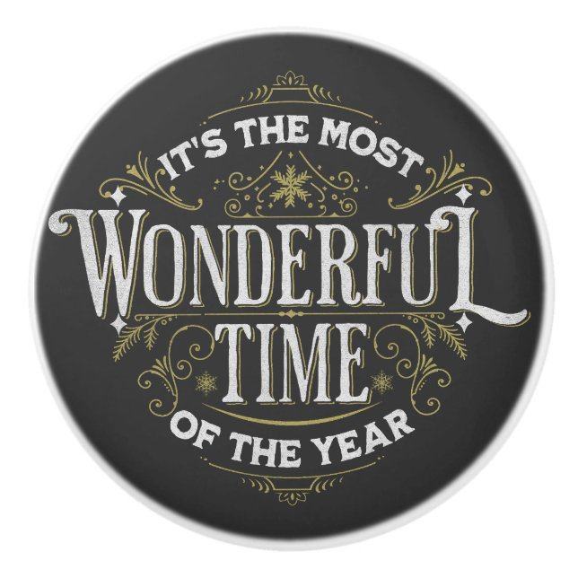 Pomo De Cerámica Es la época más maravillosa del año (Anverso)