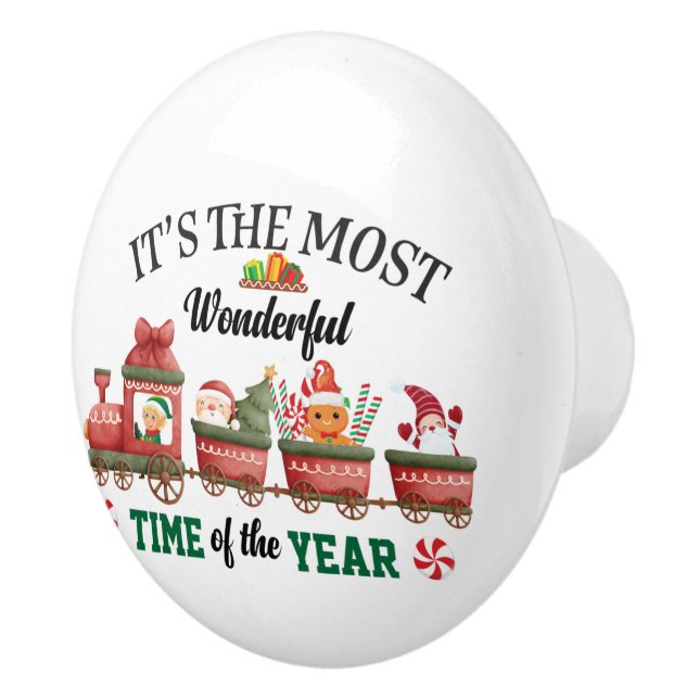 Pomo De Cerámica Es la época más maravillosa del año (Derecha)