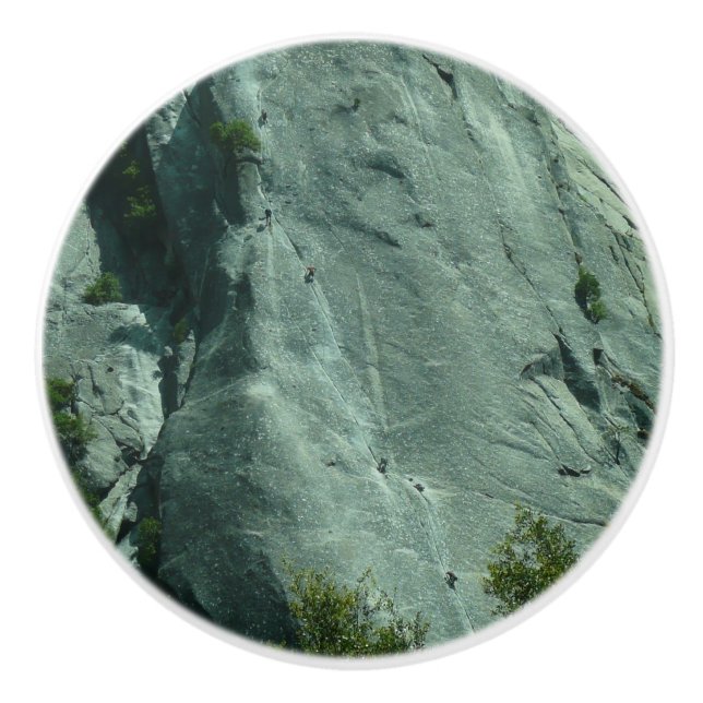 Pomo De Cerámica Escaladores en El Capitán (Anverso)