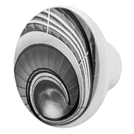 Pomo De Cerámica Escalera circular BW