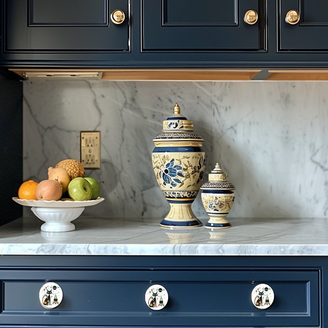 Pomo De Cerámica Espacádicia moderna de gato de mediados de siglo r (Subido por el creador)