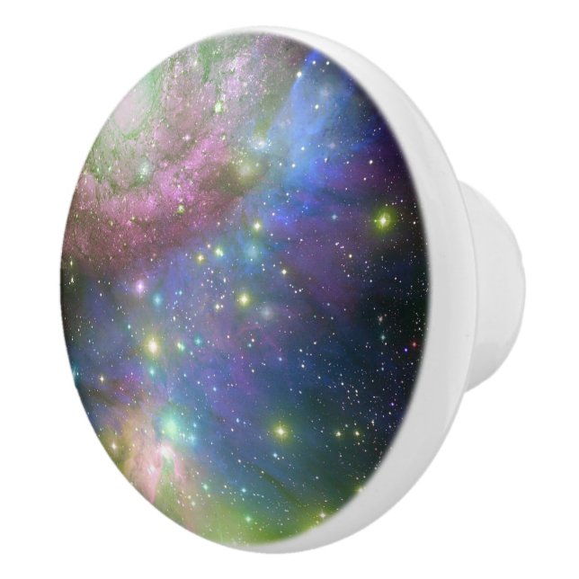 Pomo De Cerámica Espacio exterior, estrellas, galaxias y nebulosas (Derecha)