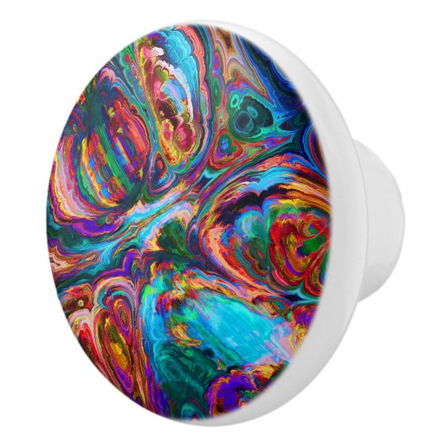 Pomo De Cerámica Esplandor moderno de pinturas (Derecha)