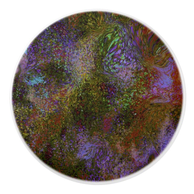 Pomo De Cerámica Espumoso hogar y decoración de hogar (Anverso)