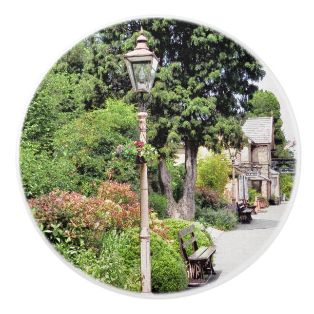 POMO DE CERÁMICA ESTACIONES DE TREN (Anverso)