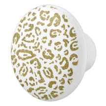 Estampado de Animal Leopardo Guepardo Blanco Brill